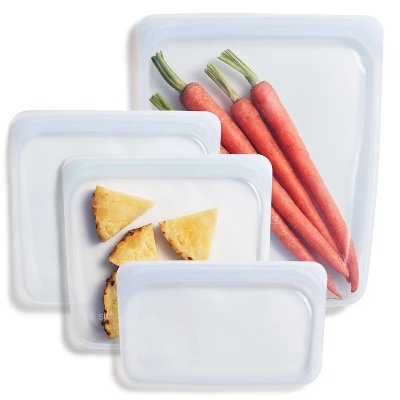 Stasher Reusable Silicone Bags (4-Pack)